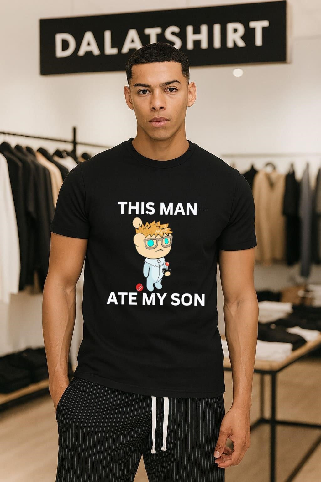 This Man Ate My Son Reddit Snoo character - Adult & Kids T-Shirts, Sweatshirts & Hoodies apparel design preview 1