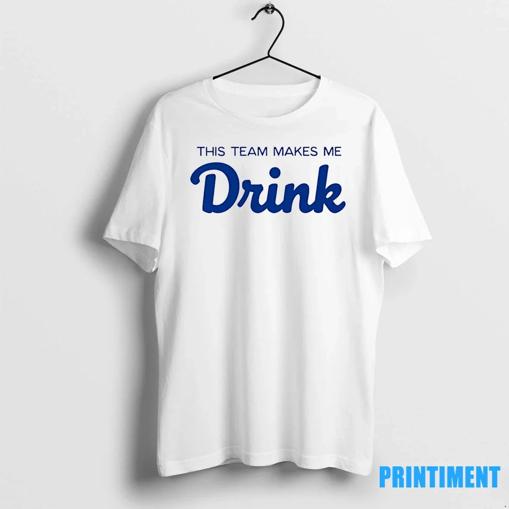 This Team Makes Me Drink Sweater - Adult & Kids T-Shirts, Sweatshirts & Hoodies apparel design preview 1