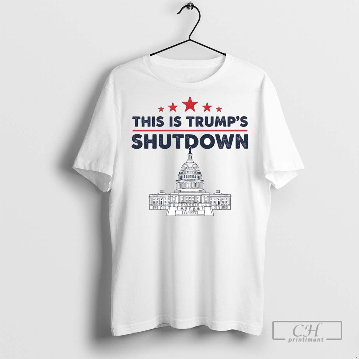 This Is Trumps Government Shutdown - Adult & Kids T-Shirts, Sweatshirts & Hoodies apparel design preview 1