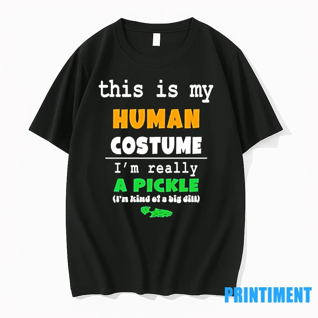 This Is My Human Costume Im Really A Pickle Sweater - Adult & Kids T-Shirts, Sweatshirts & Hoodies apparel design preview 1