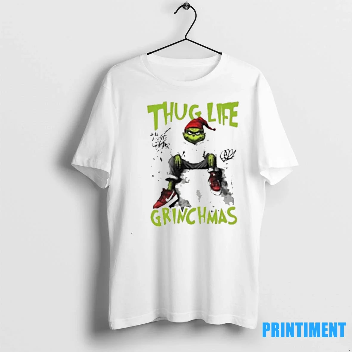 Thug Life Grinch Christmas Friends Sweater - Adult & Kids T-Shirts, Sweatshirts & Hoodies apparel design preview 1