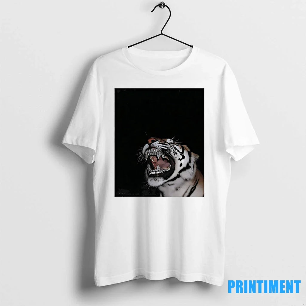 Tiger With Diamond Grillz Sweater - Adult & Kids T-Shirts, Sweatshirts & Hoodies apparel design preview 1