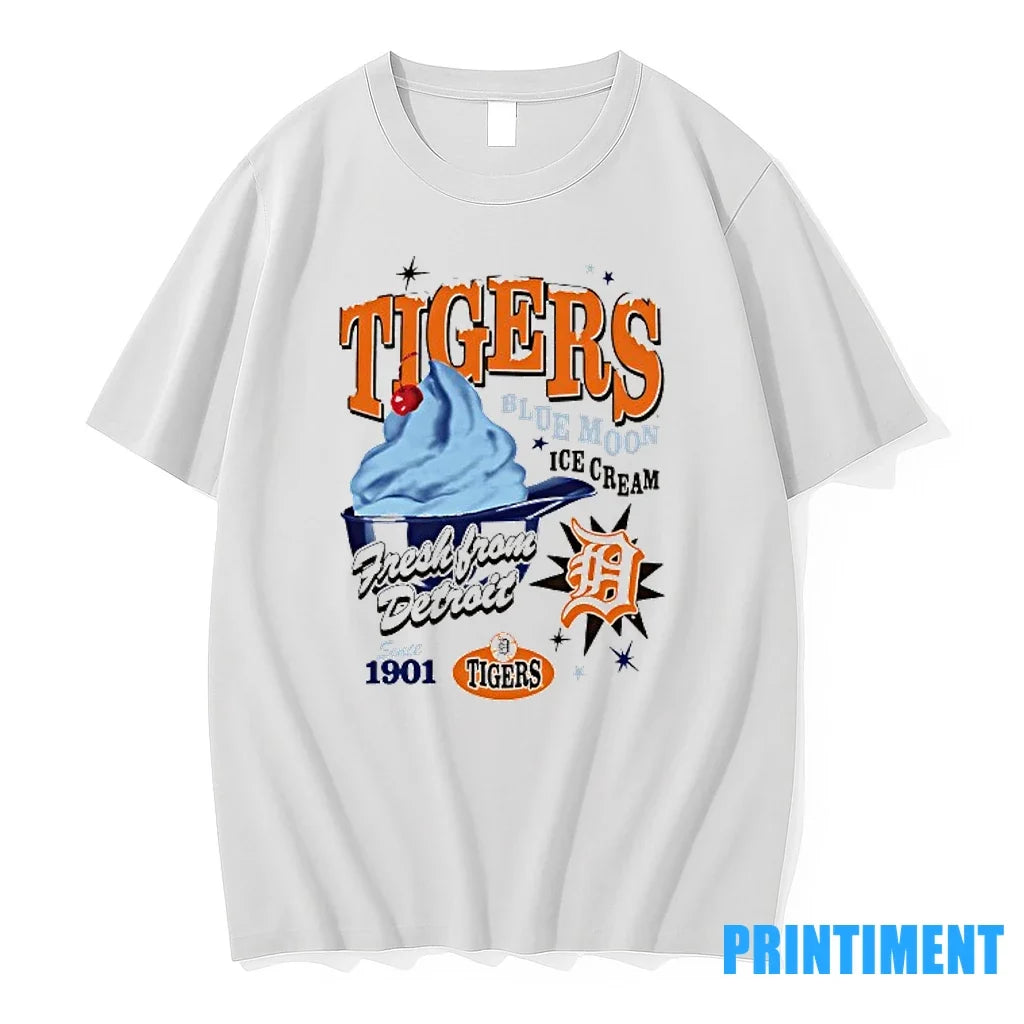 Tigers Blue Moon Ice Cream Fresh From Detroit Since - Adult & Kids T-Shirts, Sweatshirts & Hoodies apparel design preview 1