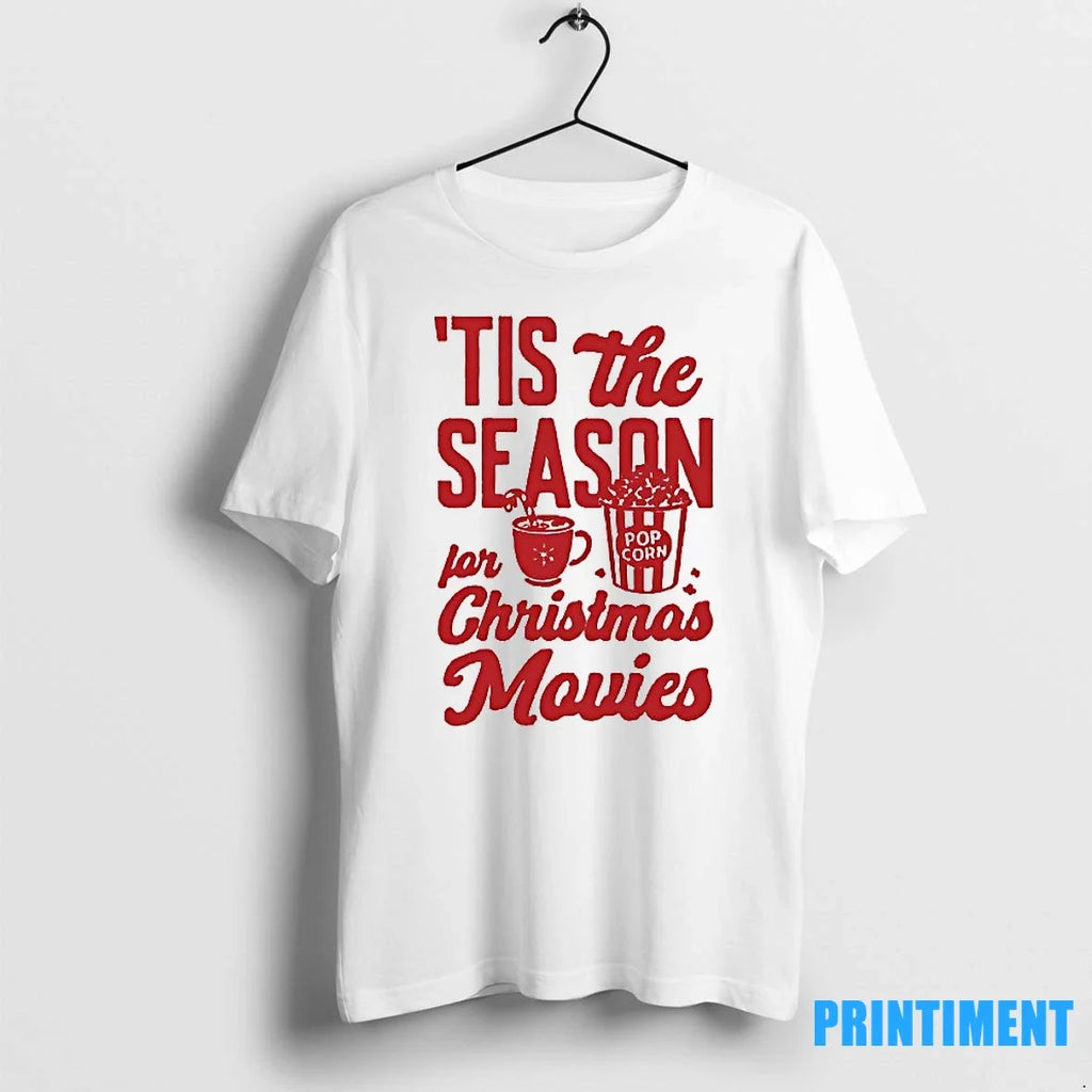 Tis The Season For Christmas Movies Sweater - Adult & Kids T-Shirts, Sweatshirts & Hoodies apparel design preview 1
