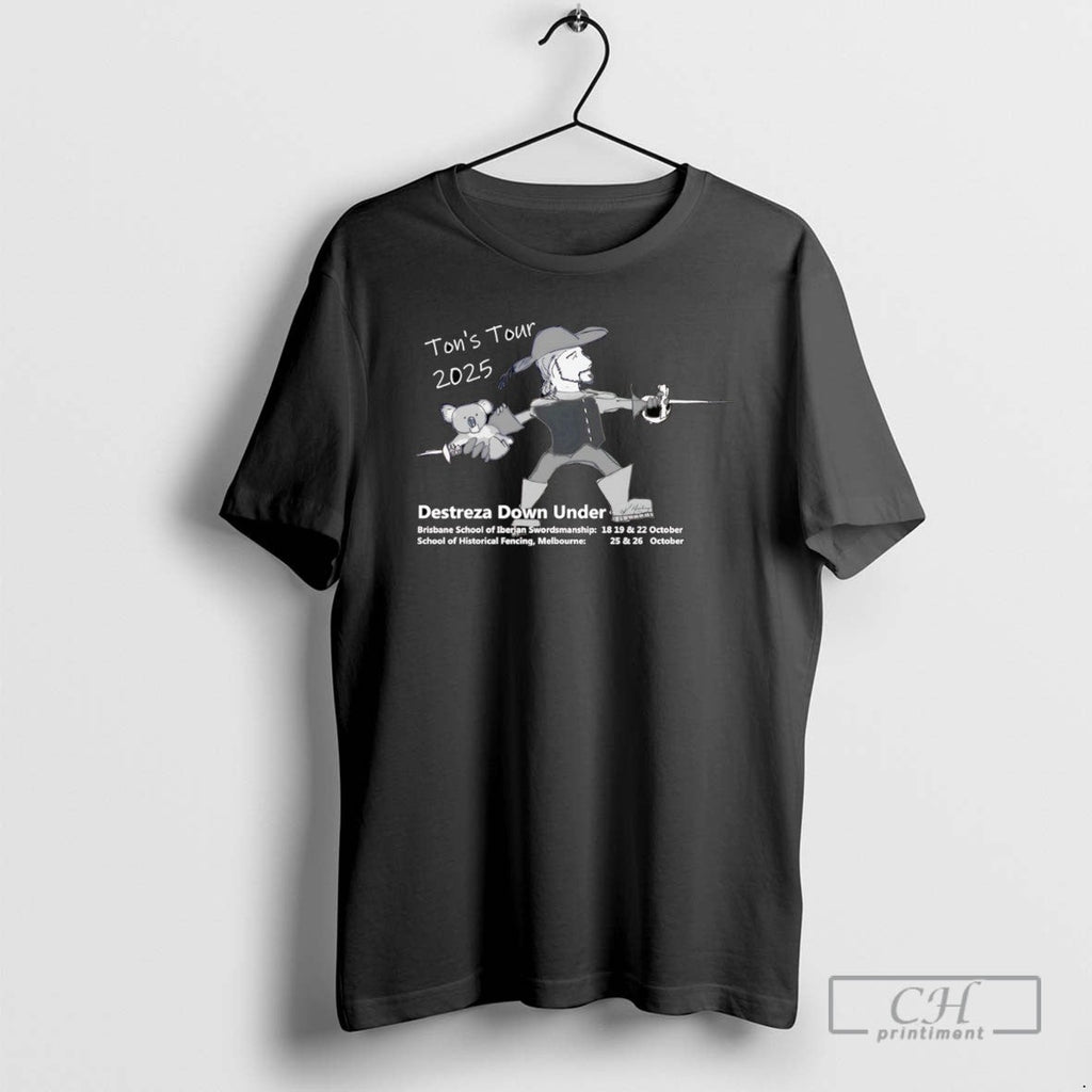 Ton Tour 2 Destreza Down Under - Adult & Kids T-Shirts, Sweatshirts & Hoodies apparel design preview 1