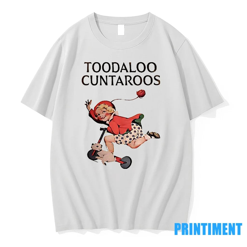 Toodaloo Cuntaroos A Little Girl Riding Scooter With - Adult & Kids T-Shirts, Sweatshirts & Hoodies apparel design preview 1