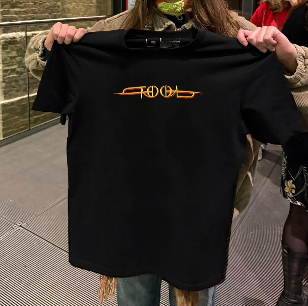 Tool Band Golden 3D Effect Modern Logo Font - Adult & Kids T-Shirts, Sweatshirts & Hoodies apparel design preview 2