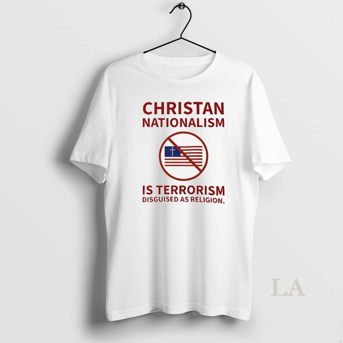 Top Christan Nationalism Is Terrorism Disguised As - Adult & Kids T-Shirts, Sweatshirts & Hoodies apparel design preview 1