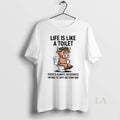 Top Cow Life Is Like A Toilet Theres Always An - Adult & Kids T-Shirts, Sweatshirts & Hoodies apparel design preview 1