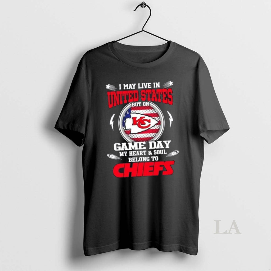 Top I May Live In United States But On Game Day My - Adult & Kids T-Shirts, Sweatshirts & Hoodies apparel design preview 1