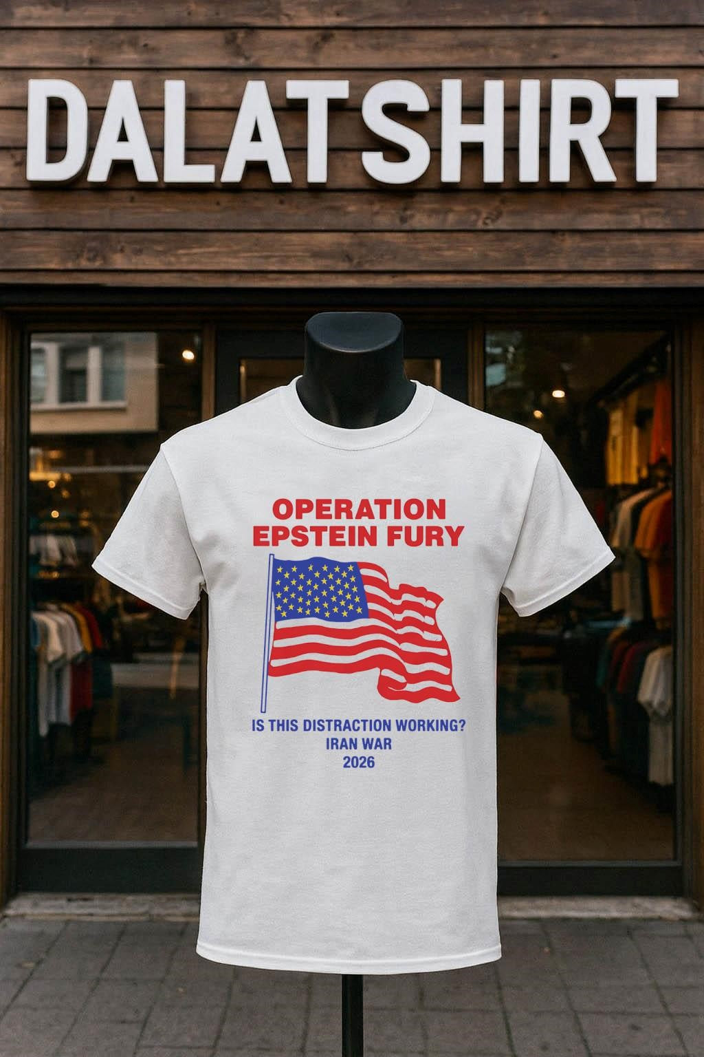 Operation Epstein Fury Is This Distraction Working - Adult & Kids T-Shirts, Sweatshirts & Hoodies apparel design preview 1