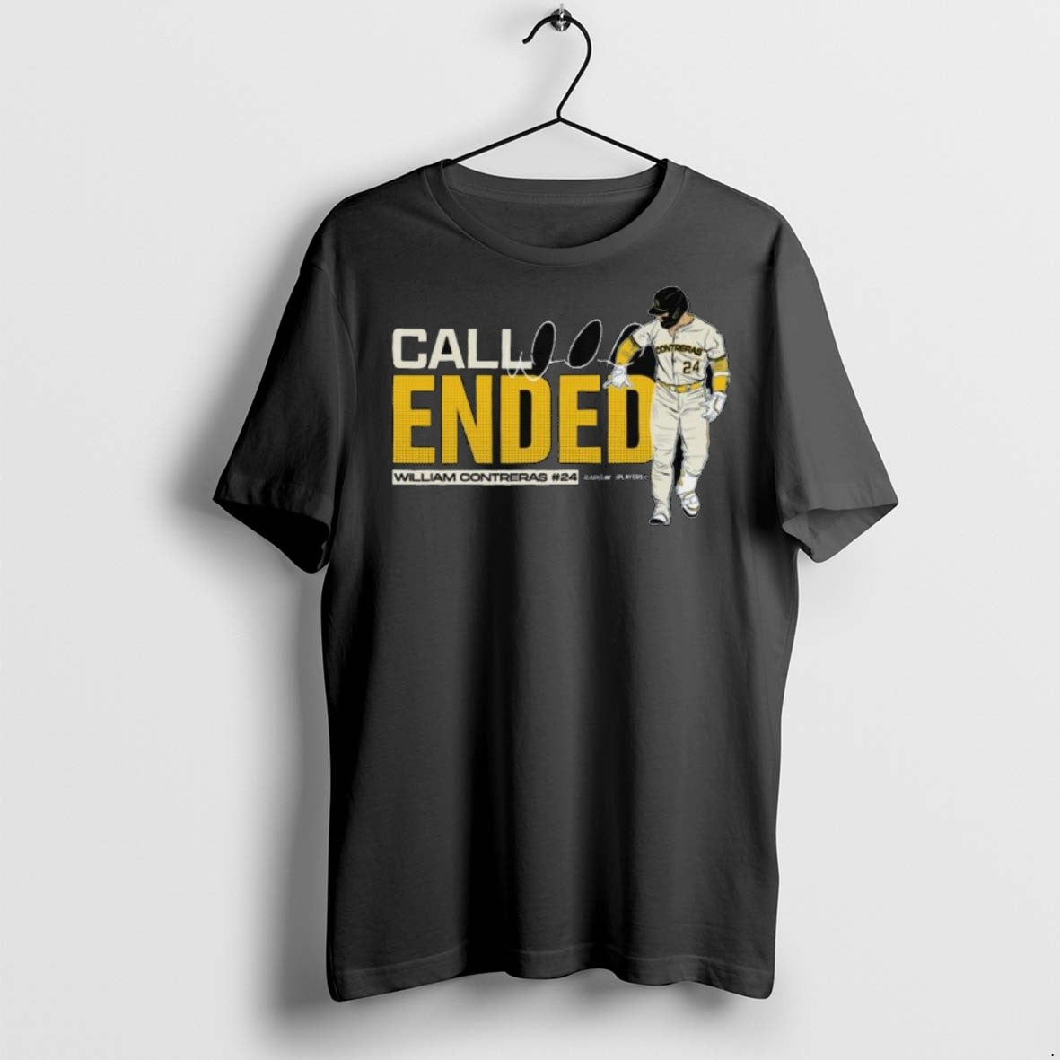 Premium Call Ended William Contreras Signature Long - Adult & Kids T-Shirts, Sweatshirts & Hoodies apparel design preview 1