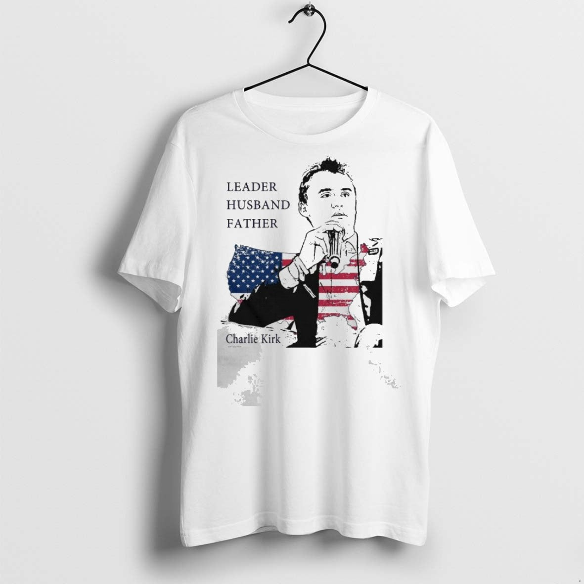 Premium Charlie Kirk Leader Husband Father America - Adult & Kids T-Shirts, Sweatshirts & Hoodies apparel design preview 1