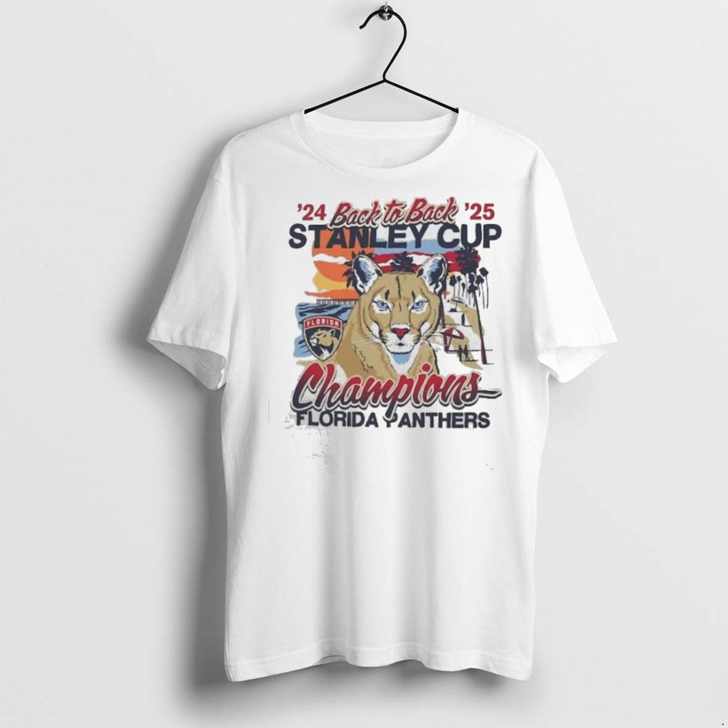 Top Premium Florida Panthers Back To Sunset Franklin - Adult & Kids T-Shirts, Sweatshirts & Hoodies apparel design preview 1