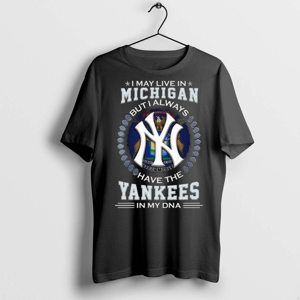 Top Premium I May Live In Michigan But Alway Have The - Adult & Kids T-Shirts, Sweatshirts & Hoodies apparel design preview 1