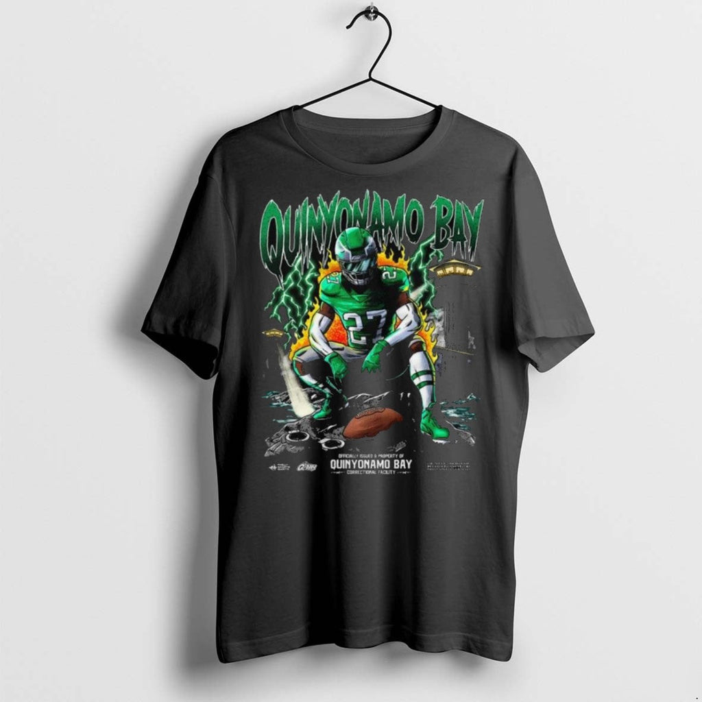 Premium Jalen Hurts Quinyonamo Bay 2025 Long Sleve - Adult & Kids T-Shirts, Sweatshirts & Hoodies apparel design preview 1