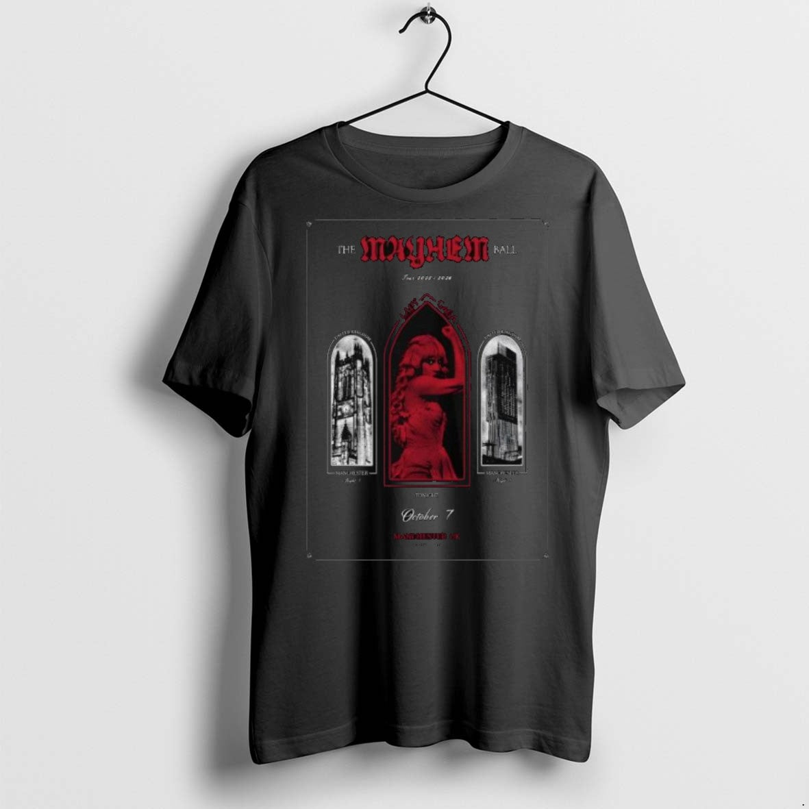 Top Premium Lady Gaga October 7 2025 Manchester The - Adult & Kids T-Shirts, Sweatshirts & Hoodies apparel design preview 1