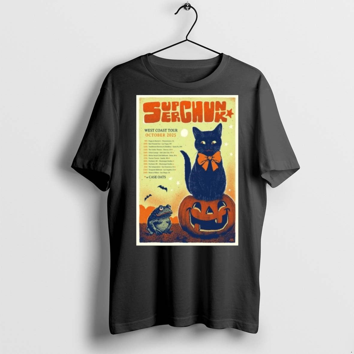 Premium Mac Superchunk West Coast Tour 2025 Long - Adult & Kids T-Shirts, Sweatshirts & Hoodies apparel design preview 1