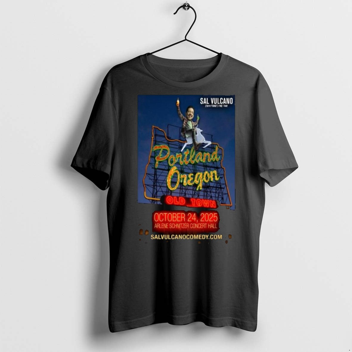 Premium Sal Vulcano Portland Or October 24 2025 - Adult & Kids T-Shirts, Sweatshirts & Hoodies apparel design preview 1