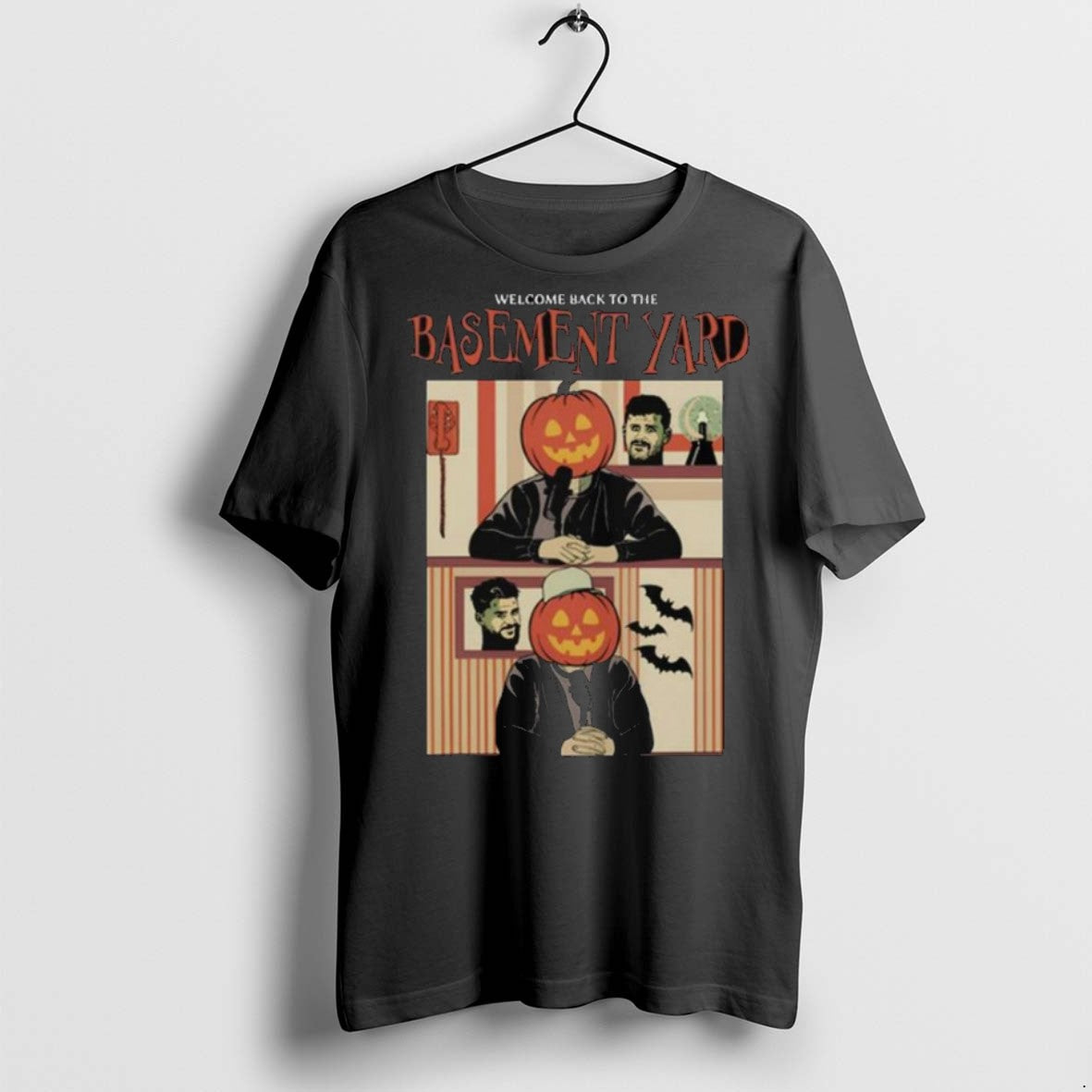 Premium The Basement Yard Pumpkin Heads Halloween - Adult & Kids T-Shirts, Sweatshirts & Hoodies apparel design preview 1