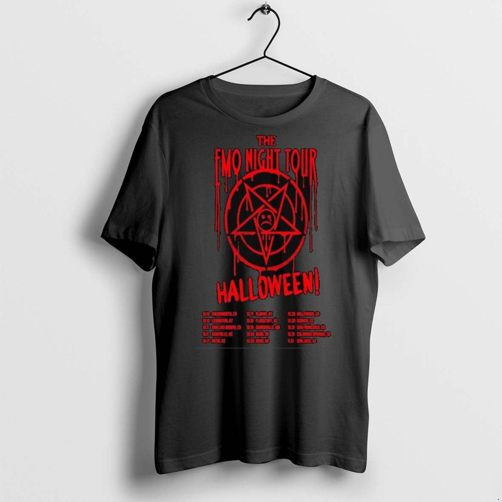 Premium The Emo Night Tour Halloween 2025 Long Sleve - Adult & Kids T-Shirts, Sweatshirts & Hoodies apparel design preview 1