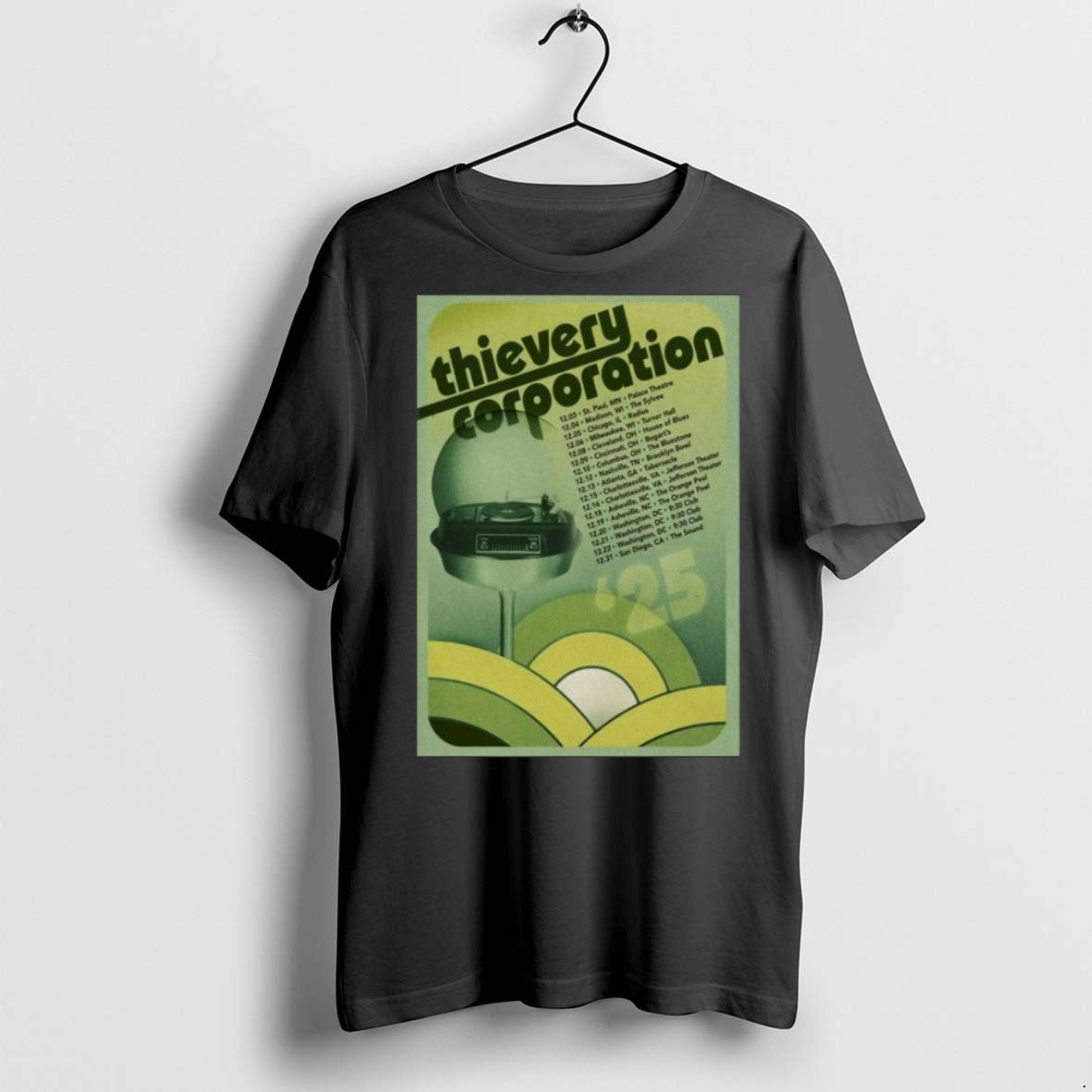 Top Premium Thievery Corporation Midwest And South - Adult & Kids T-Shirts, Sweatshirts & Hoodies apparel design preview 1