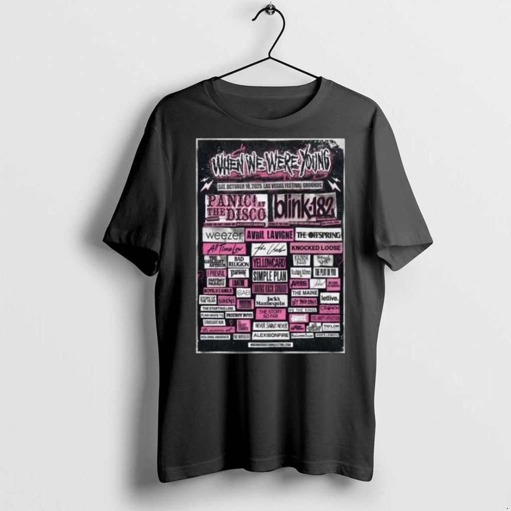 Top Premium When We Were Young Festival Day 1 Lineup - Adult & Kids T-Shirts, Sweatshirts & Hoodies apparel design preview 1