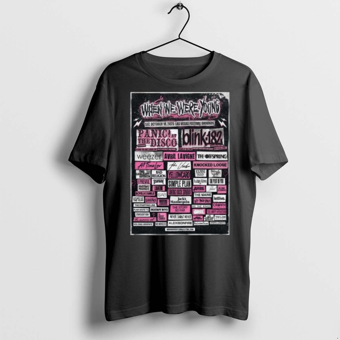 Top Premium When We Were Young Festival Day 1 Lineup - Adult & Kids T-Shirts, Sweatshirts & Hoodies apparel design preview 1