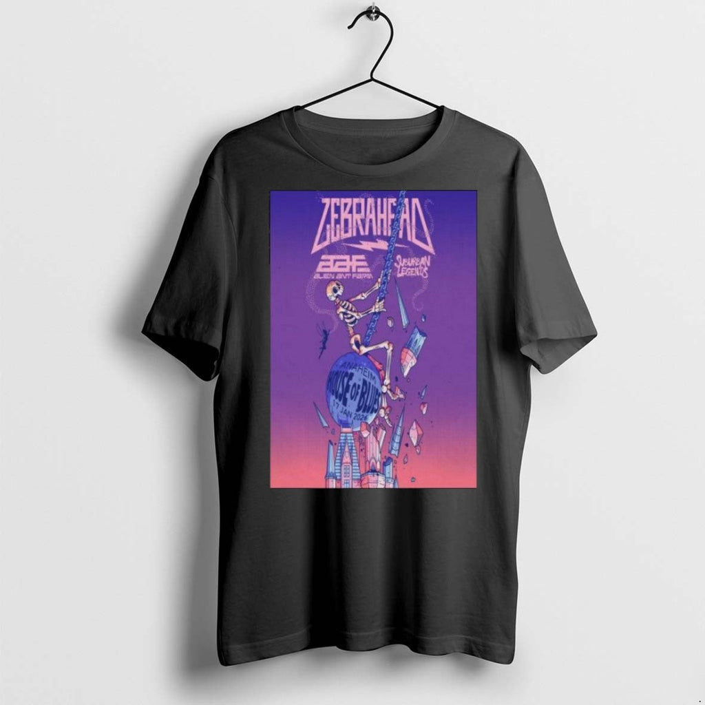 Top Premium Zebrahead Jan 17 2026 House Of Blues - Adult & Kids T-Shirts, Sweatshirts & Hoodies apparel design preview 1