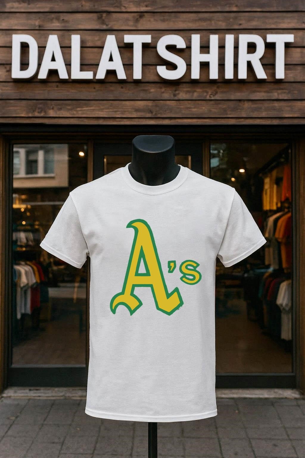 Topps Oakland Athletics A's Logo Graphic Cotton - Adult & Kids T-Shirts, Sweatshirts & Hoodies apparel design preview 1
