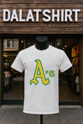 Topps Oakland Athletics A's Logo Graphic Cotton - Adult & Kids T-Shirts, Sweatshirts & Hoodies apparel design preview 1