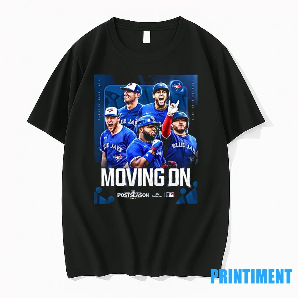 Toronto Blue Jays 2025 Moving On Alcs Postseason - Adult & Kids T-Shirts, Sweatshirts & Hoodies apparel design preview 1