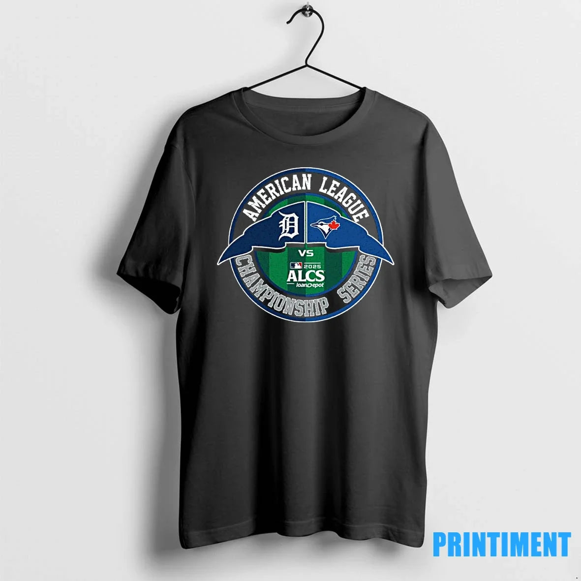 Toronto Blue Jays Vs Detroit Tigers 2025 American - Adult & Kids T-Shirts, Sweatshirts & Hoodies apparel design preview 1