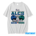 Toronto Blue Jays Vs Seattle Mariners 2025 Alcs Head - Adult & Kids T-Shirts, Sweatshirts & Hoodies apparel design preview 1
