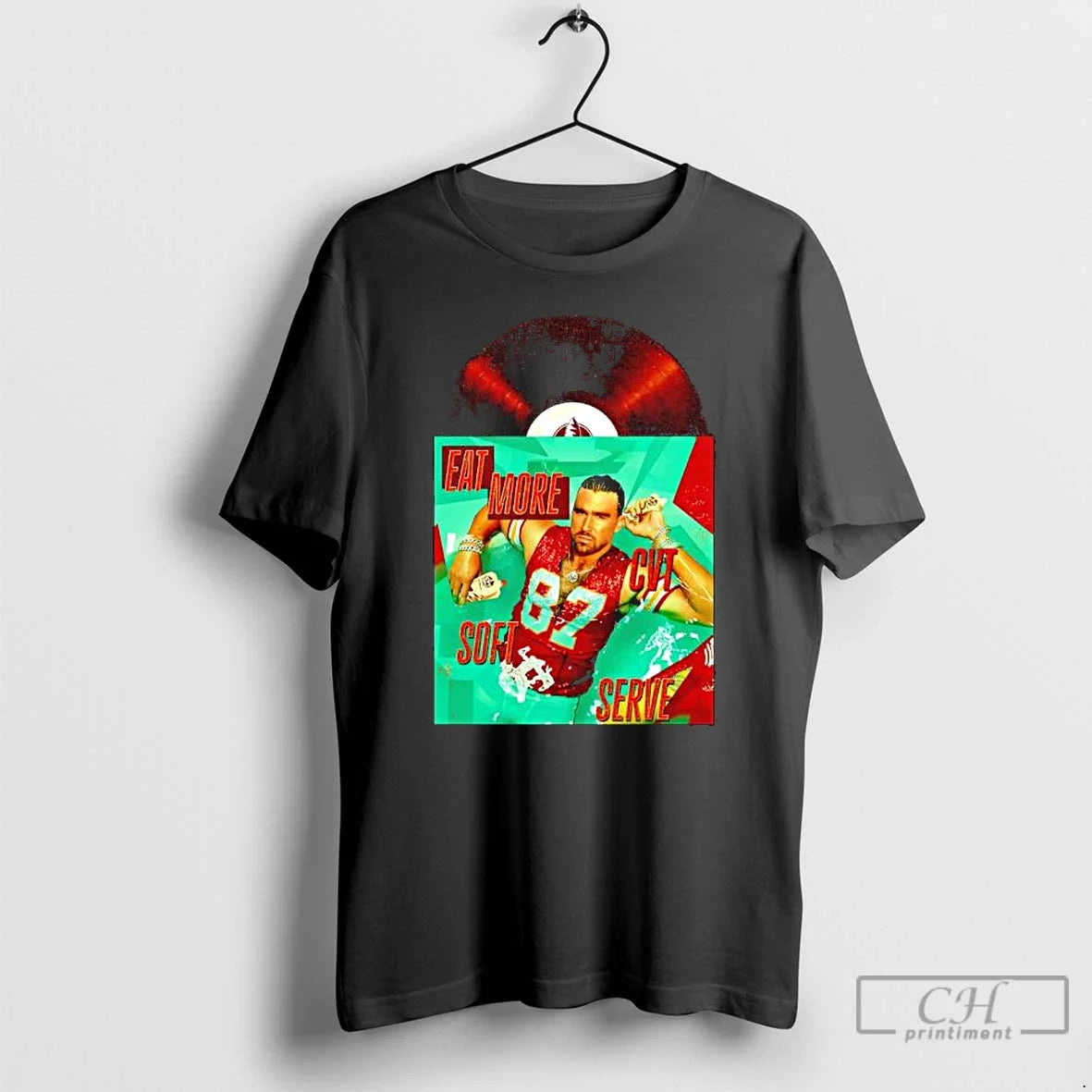 Travis Kelce Eat More Cvt Soft Serve Ice Cream - Adult & Kids T-Shirts, Sweatshirts & Hoodies apparel design preview 1