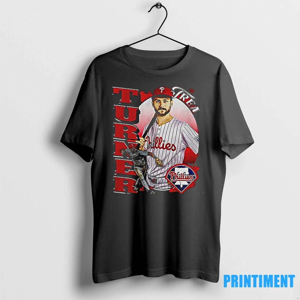 Trea Turner Philadelphia Phillies 2025 Nl Batting - Adult & Kids T-Shirts, Sweatshirts & Hoodies apparel design preview 1