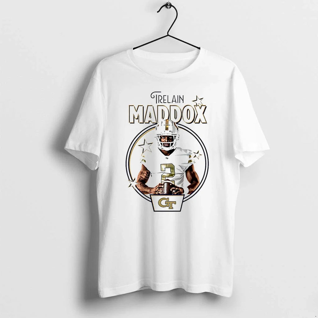 Trelain Maddox Georgia Tech Yellow Jackets - Adult & Kids T-Shirts, Sweatshirts & Hoodies apparel design preview 1