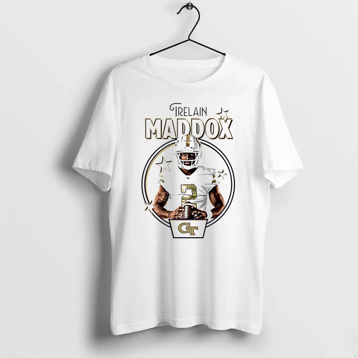 Trelain Maddox Georgia Tech Yellow Jackets - Adult & Kids T-Shirts, Sweatshirts & Hoodies apparel design preview 1