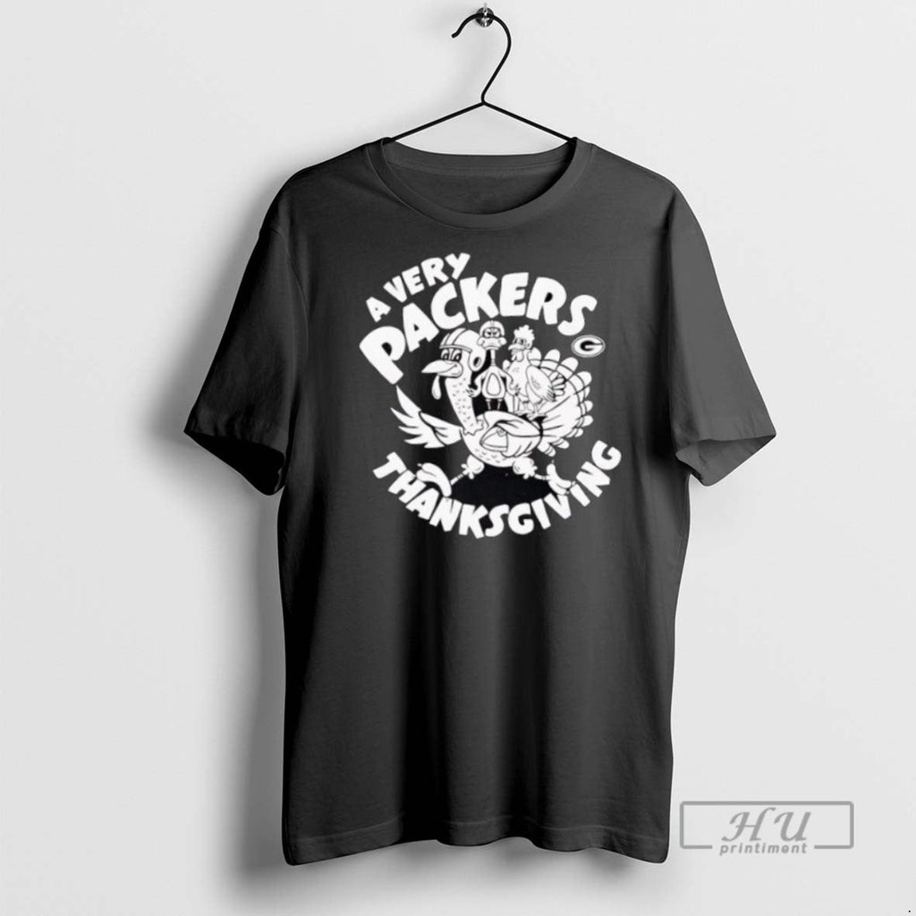 Trending A Very Packers Thanksgiving Turkey - Adult & Kids T-Shirts, Sweatshirts & Hoodies apparel design preview 1