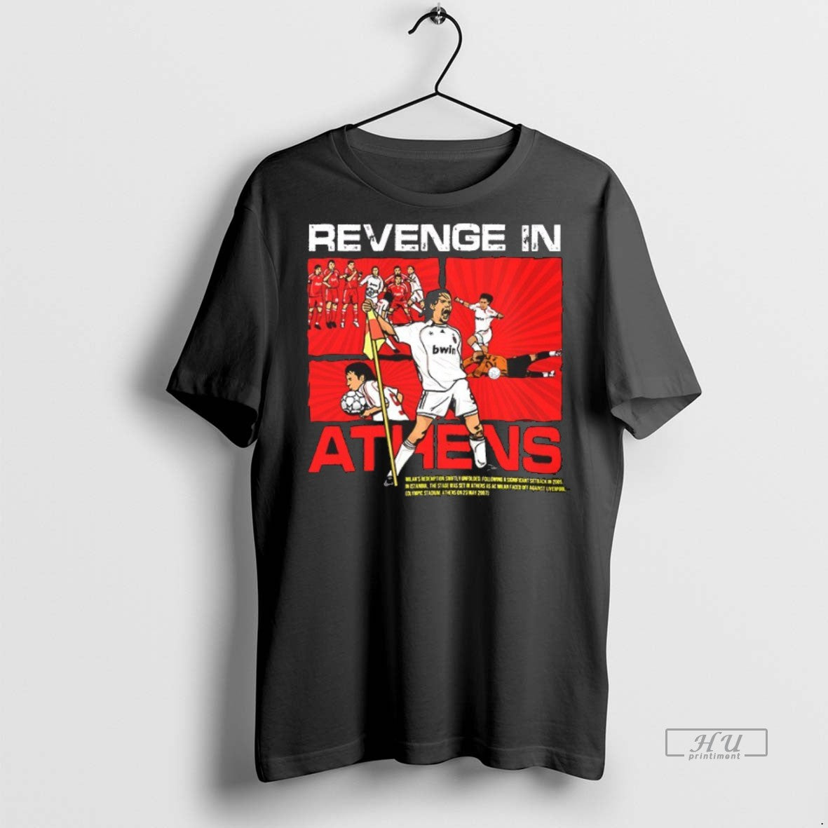 Trending Ac Milan Revenge In Athens 2007 Champions - Adult & Kids T-Shirts, Sweatshirts & Hoodies apparel design preview 1