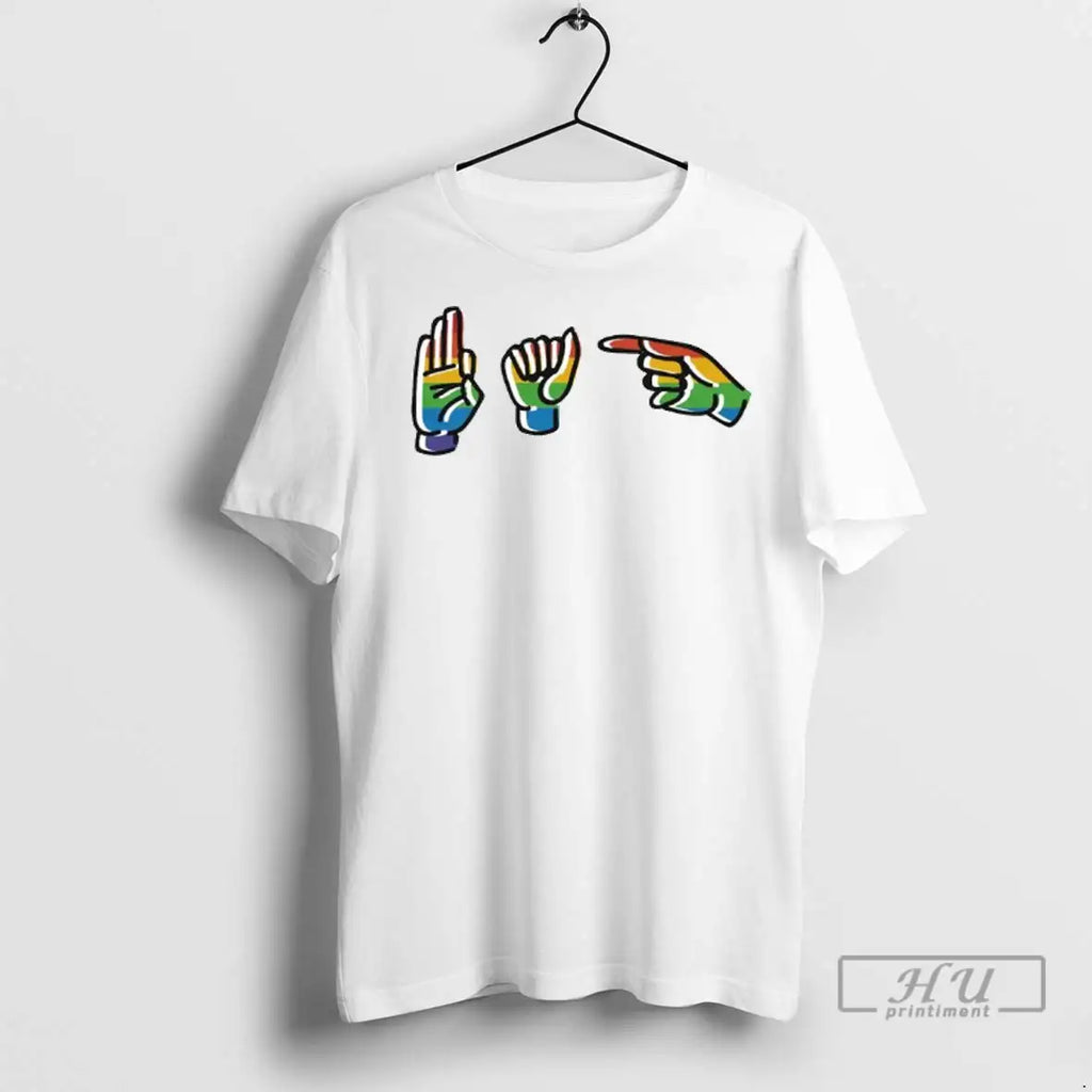Trending Asl Fag Lgbt Flag Ornaments - Adult & Kids T-Shirts, Sweatshirts & Hoodies apparel design preview 1