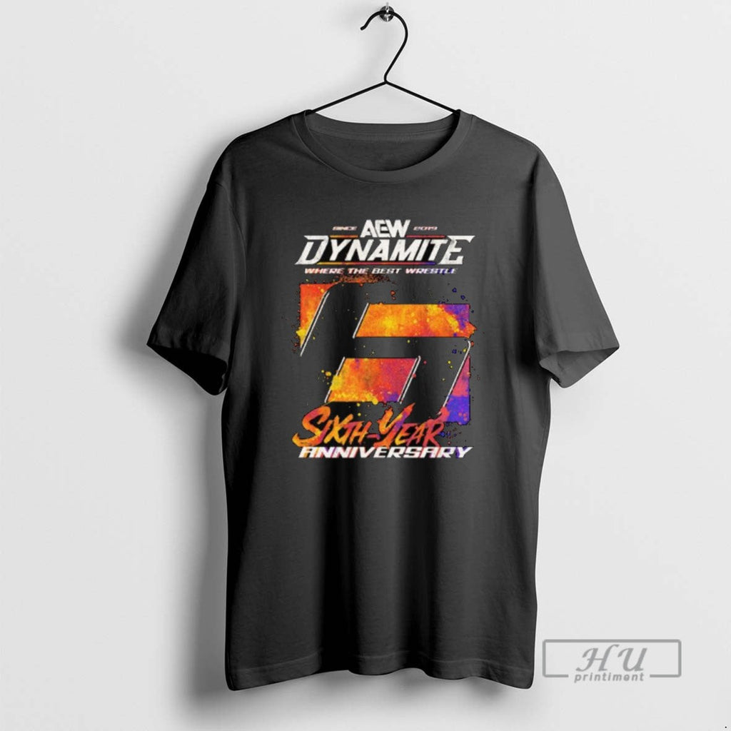 Trending Aew Dynamite Where The Best Wrestle 6th - Adult & Kids T-Shirts, Sweatshirts & Hoodies apparel design preview 1