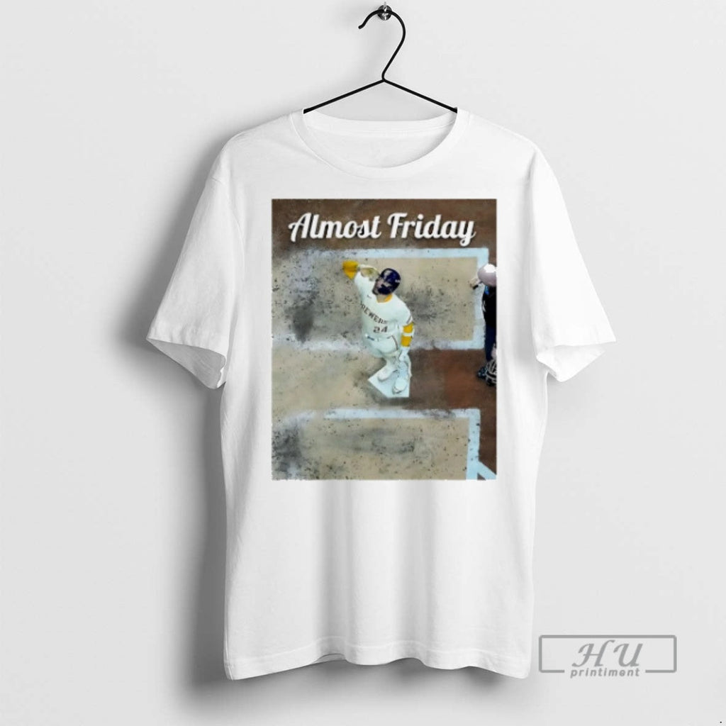 Trending Almost Friday Milwaukee Brewers William - Adult & Kids T-Shirts, Sweatshirts & Hoodies apparel design preview 1