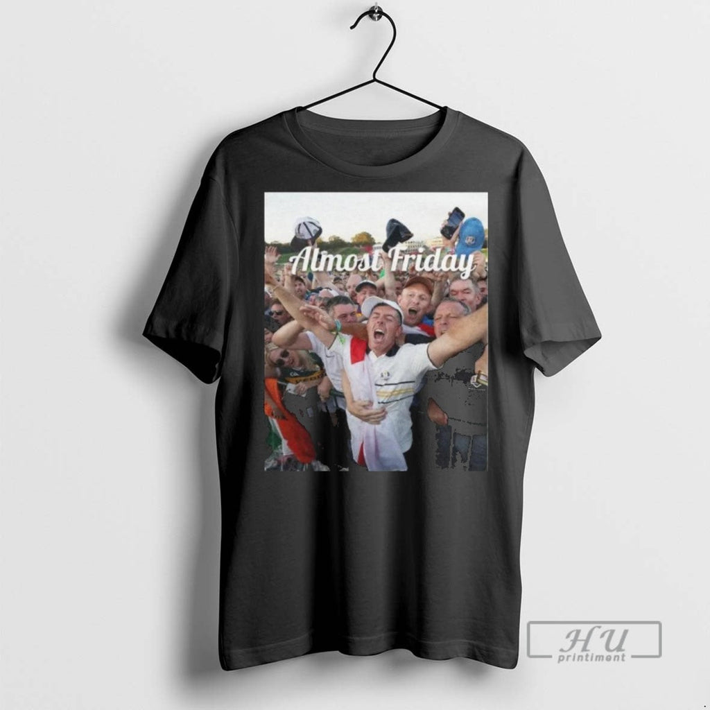 Trending Almost Friday Rory Ryder Cup Long Sleve - Adult & Kids T-Shirts, Sweatshirts & Hoodies apparel design preview 1