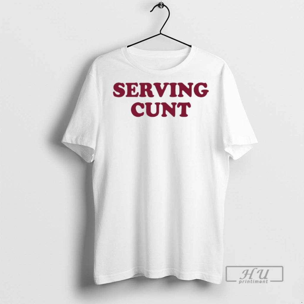 Trending Amanda Tietz Wearing Serving Cunt Graphic - Adult & Kids T-Shirts, Sweatshirts & Hoodies apparel design preview 1