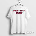Trending Amanda Tietz Wearing Serving Cunt Graphic - Adult & Kids T-Shirts, Sweatshirts & Hoodies apparel design preview 1