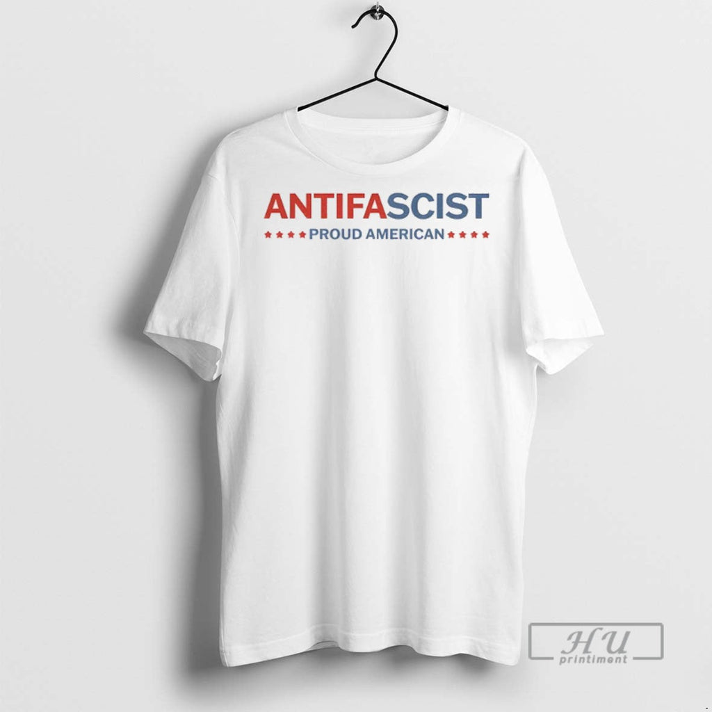 Trending Antifa Antifascist Proud American - Adult & Kids T-Shirts, Sweatshirts & Hoodies apparel design preview 1