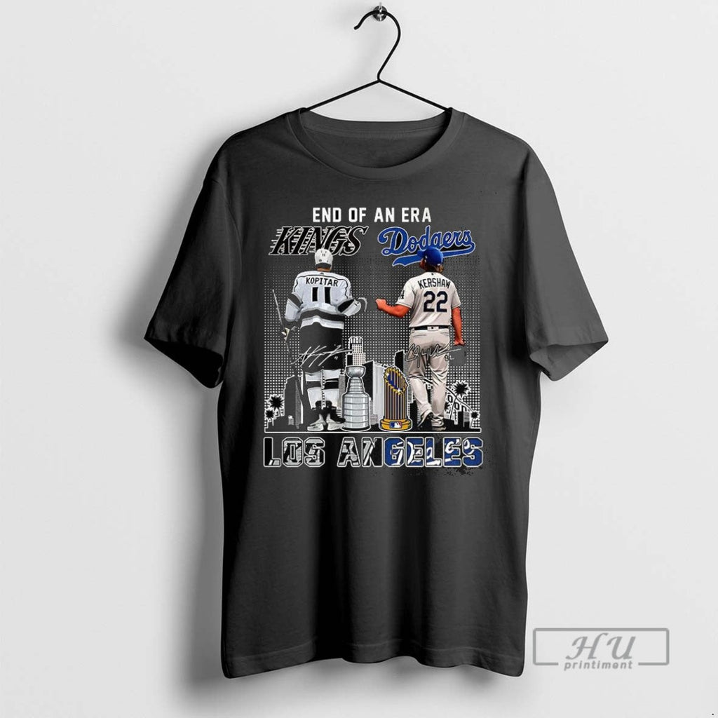 Trending Anze Kopitar Kings And Clayton Kershaw - Adult & Kids T-Shirts, Sweatshirts & Hoodies apparel design preview 1