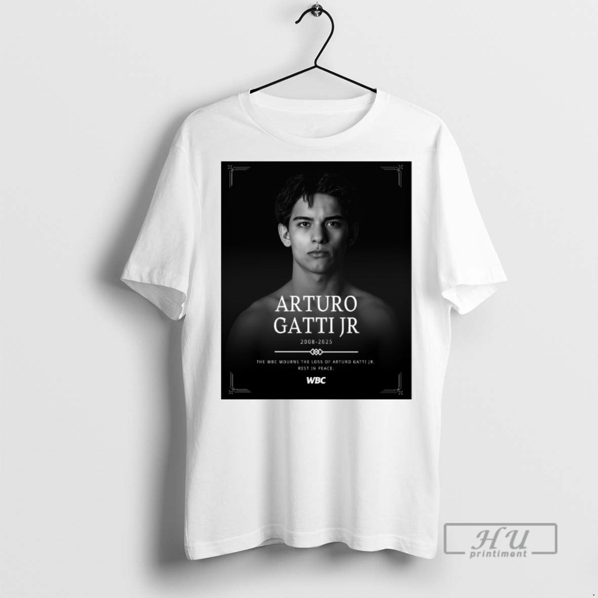 Trending Arturo Gatti Jr 2008 2025 The Wbc Mourns - Adult & Kids T-Shirts, Sweatshirts & Hoodies apparel design preview 1