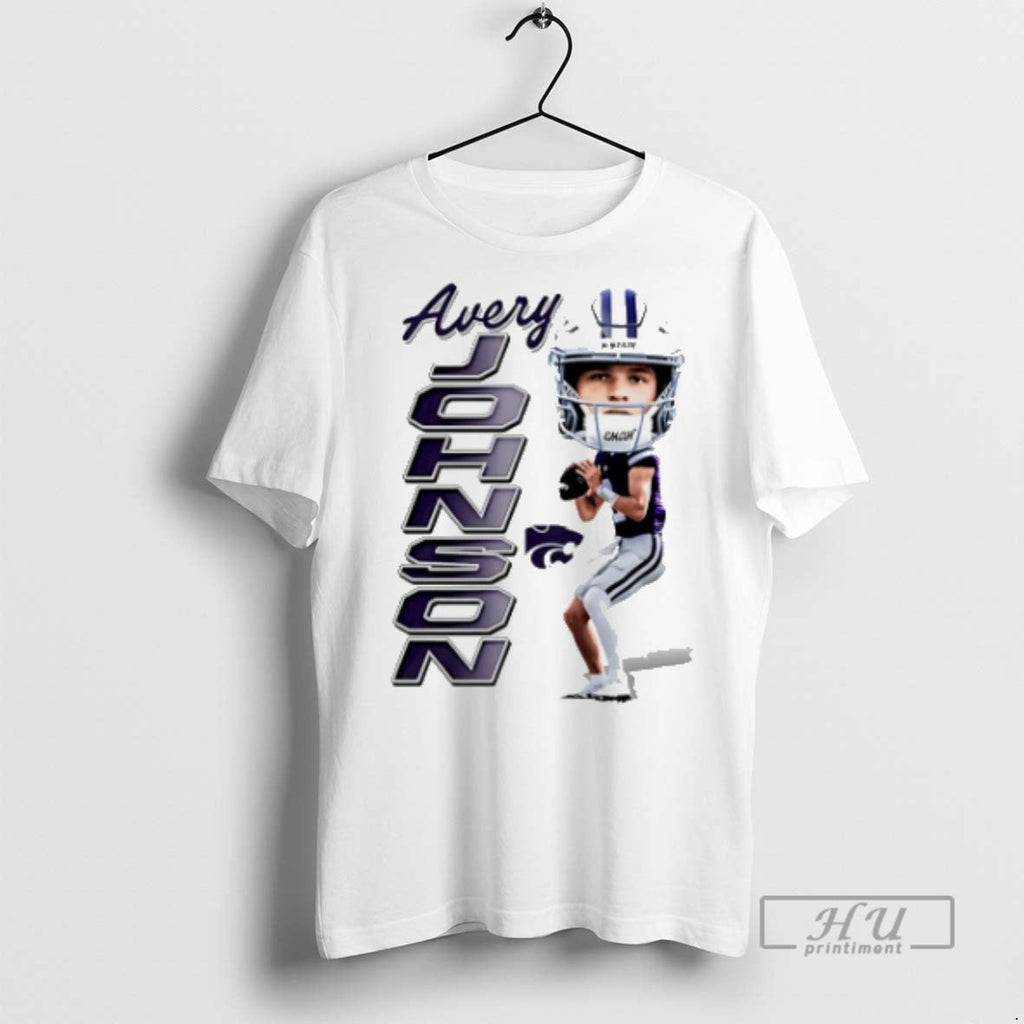 Trending Avery Johnson Kansas State Wildcats - Adult & Kids T-Shirts, Sweatshirts & Hoodies apparel design preview 1